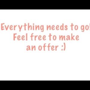 Closet Clean Out ! Make offers on everything ! (: